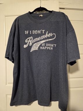 Delta Men's Vintage Heather Charcoal Graphic Tee
